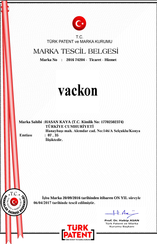 Marka Tescil Belgesi